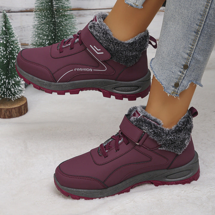 Women's Winter Boots with Warm Lining and Slip-Resistant Sole Mune