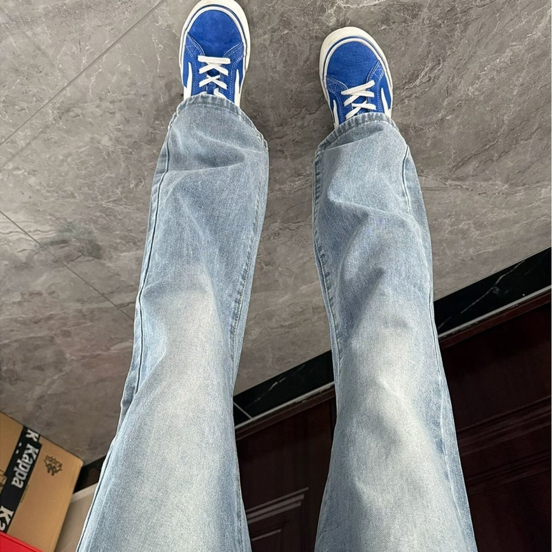 Women Wide-Cut Denim Jeans Mune Fashion