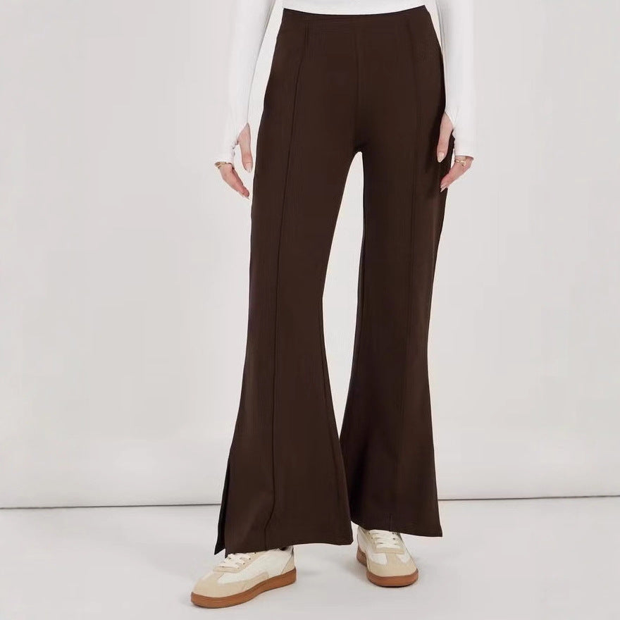 Women Elegant and wide-cut Flared Pants Mune Fashion