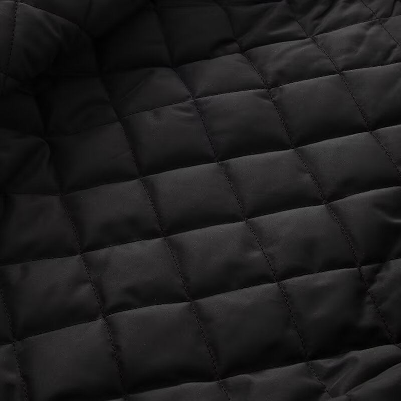 Women's oversized bomber-style hoodie jacket with drawstring, reflective piping, and elastic hem Mune Fashion