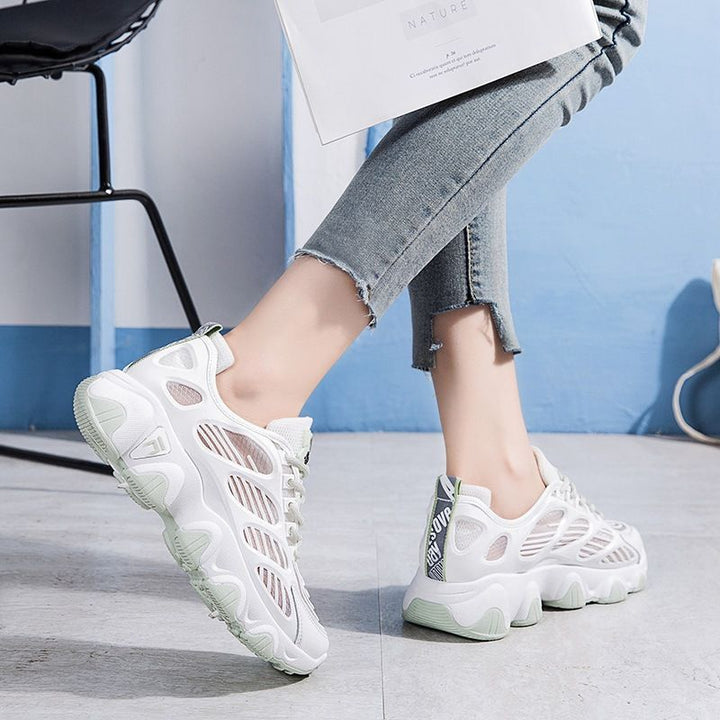 Women Breathable Casual Sneakers with Flexible Sole Mune Fashion