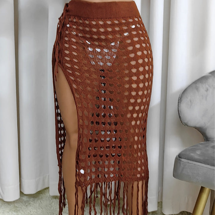 Women's Neck-enhancing Crochet Skirt Mune Fashion