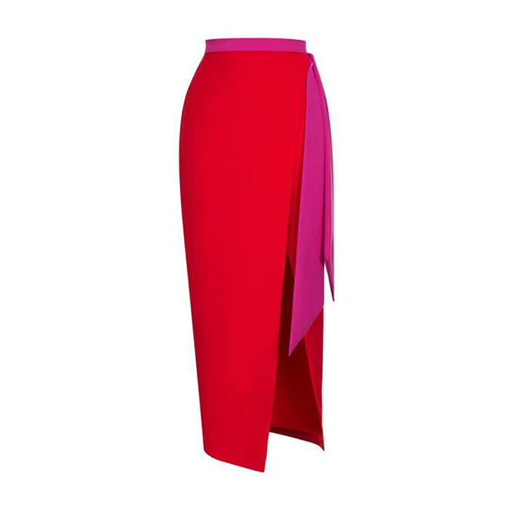 Women high-waisted bikini set with wrap skirt Mune Fashion