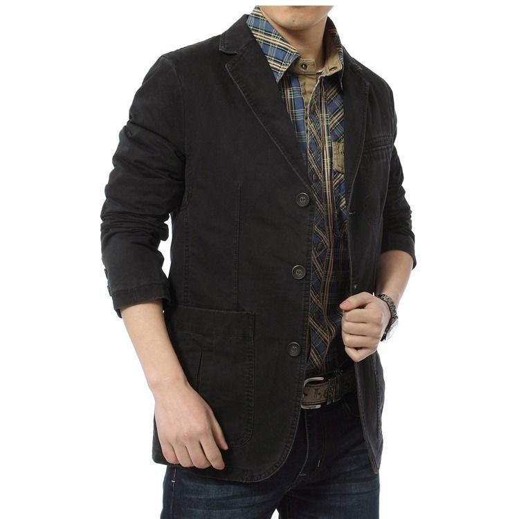 Men's Fashionable Linen Blazer Jacket Mune Fashion