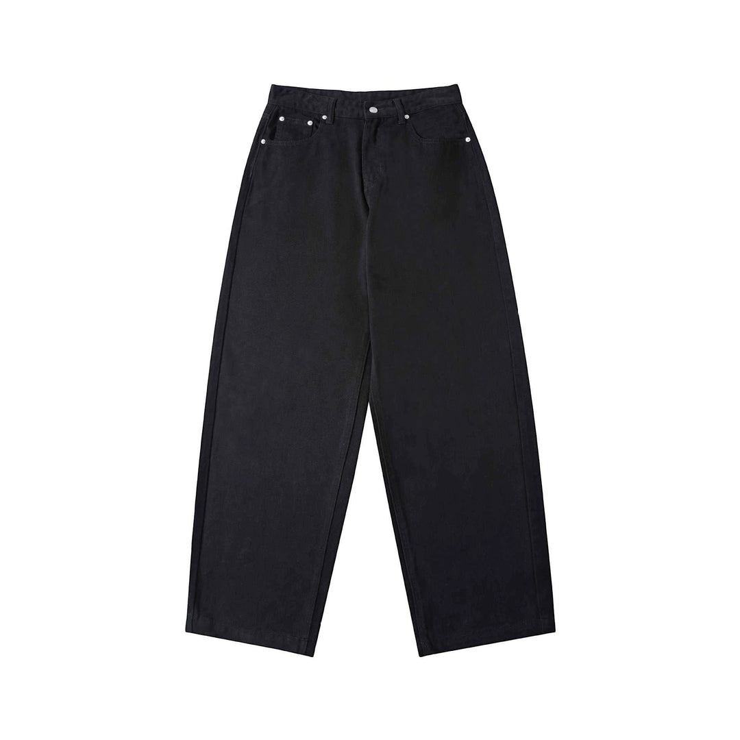 Women's High-Waist Cropped Jeans with Wide Leg and Five Pocket Details Mune Fashion