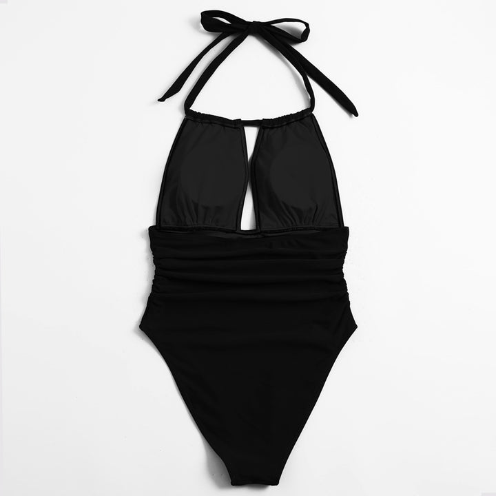 Women Elegant High-Cut Swimsuit Mune Fashion