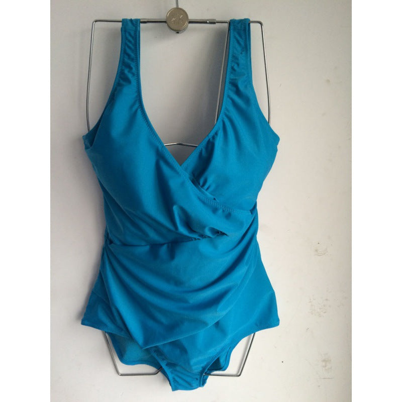 Ladies wrap swimsuit with figure-hugging cut Mune Fashion