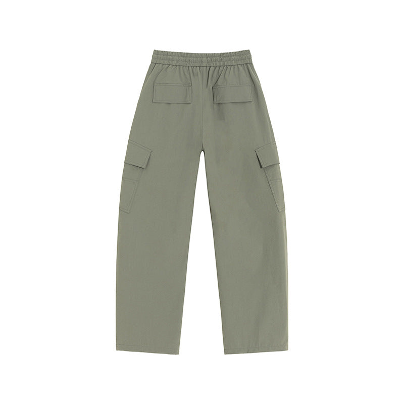 Men's cargo casual pants with elastic waistband, drawstring & patch flap pockets Mune Fashion
