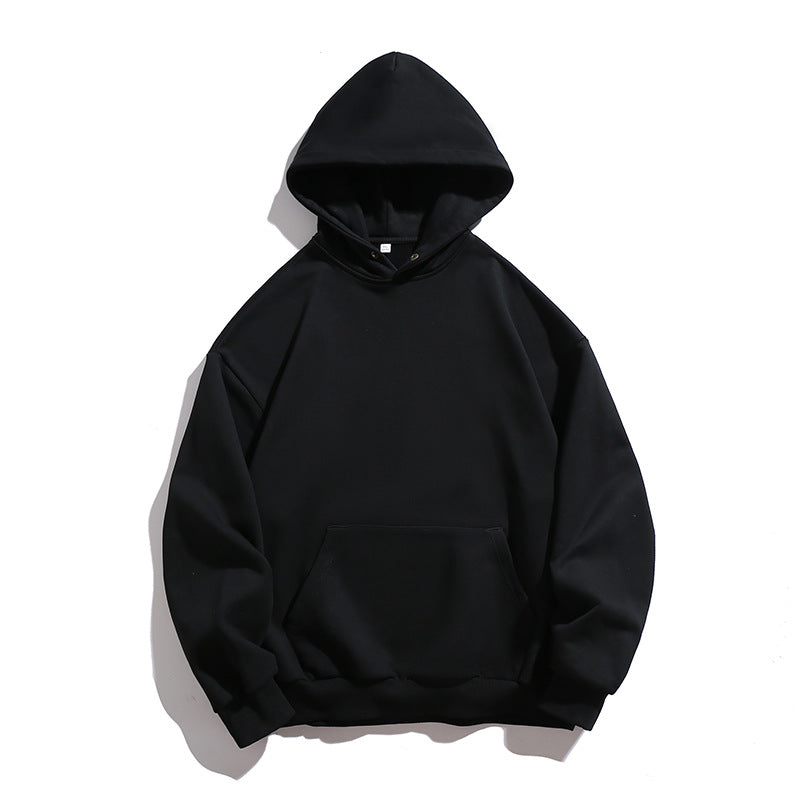 Unisex Relaxed-Fit Cotton Blend Hoodie with Pre-Washed Look and Kangaroo Pocket Mune Fashion