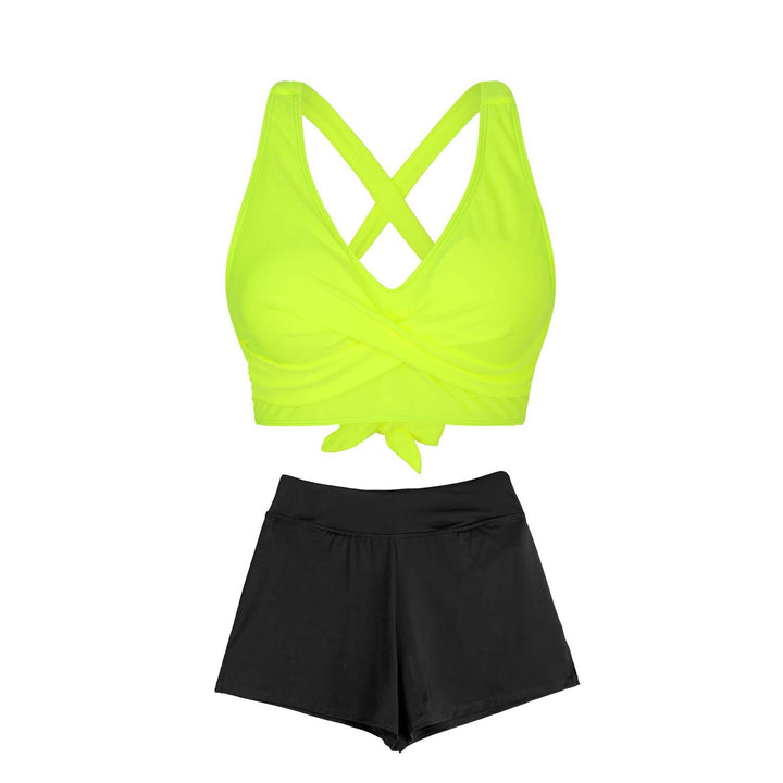 Women's Two-Piece Swimsuit with Floral Design Mune Fashion