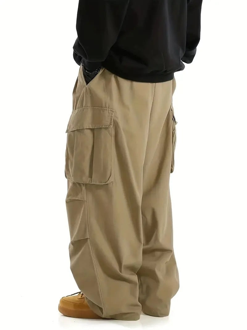 Men's Comfortable Cargo Pants with Generous Pockets Mune Fashion