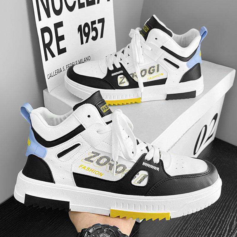 Women's Sporty High-Top Sneakers with Fashionable Design Mune Fashion