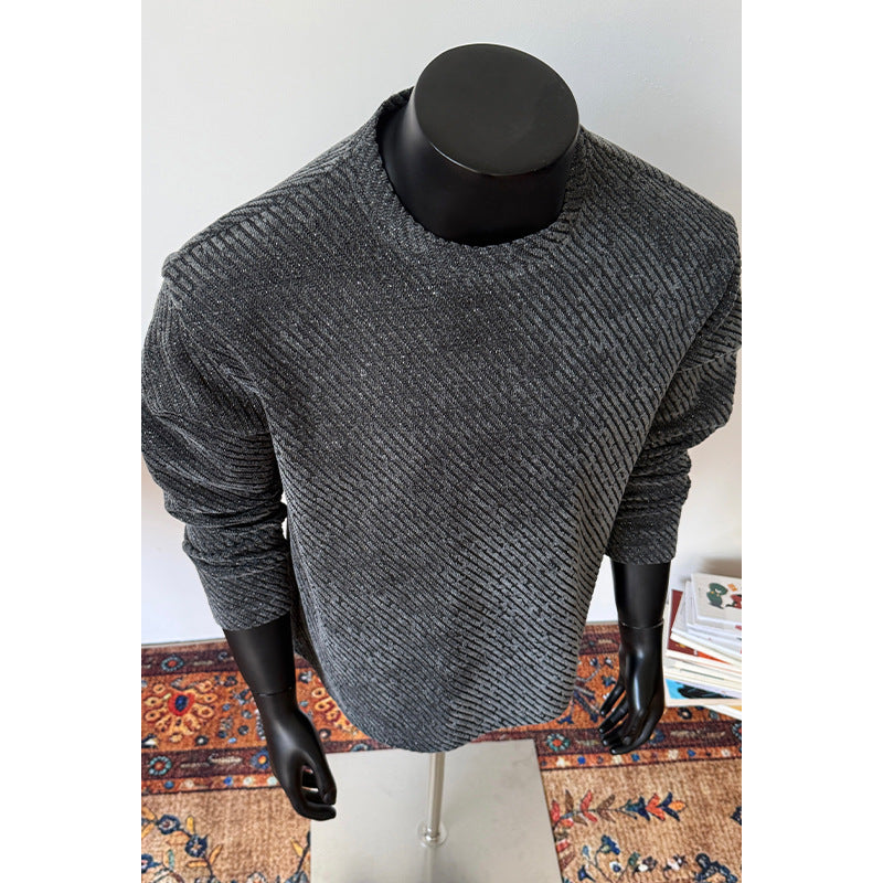 Men's Fashionable Long Sleeve Sweater with Creative Patterns Mune Fashion