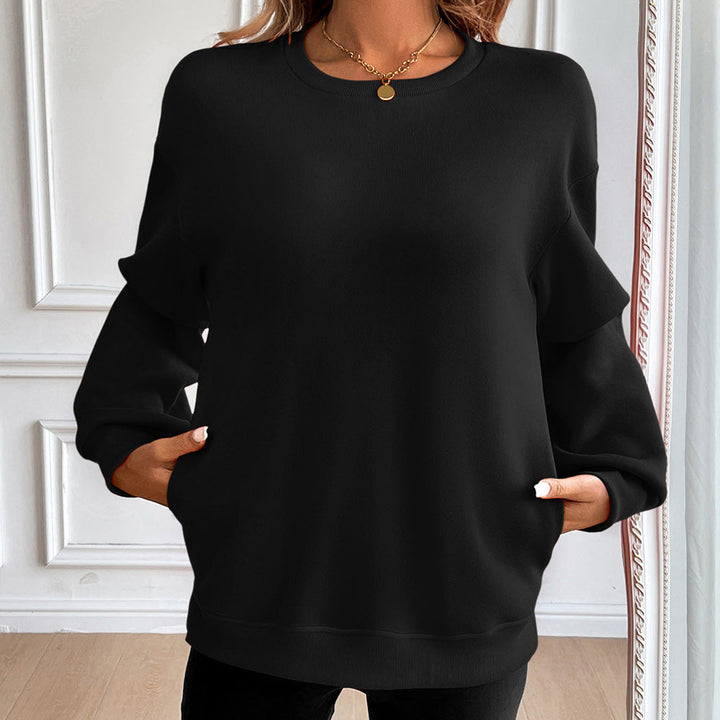 Women's Casual Sweatshirt with Soft Materials and Casual Cut Mune