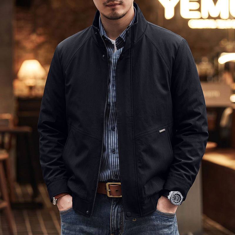 Men's Stylish Transition Jacket with Practical Stand-Up Collar Mune Fashion