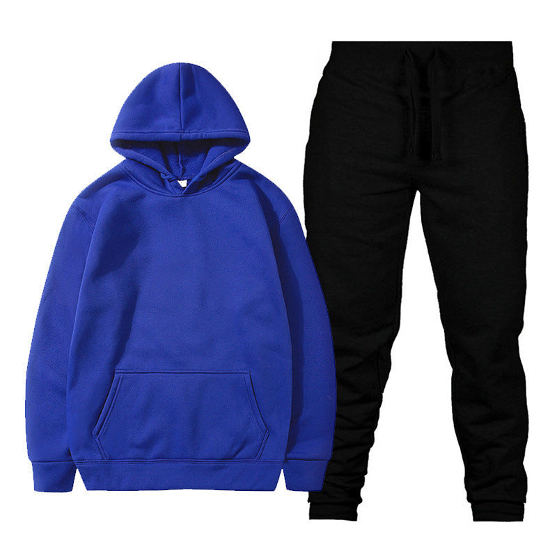 Unisex nan comfortable hoodie jogging suit set with kangaroo pocket, elastic drawstring waistband and ribbed cuffs Mune Fashion