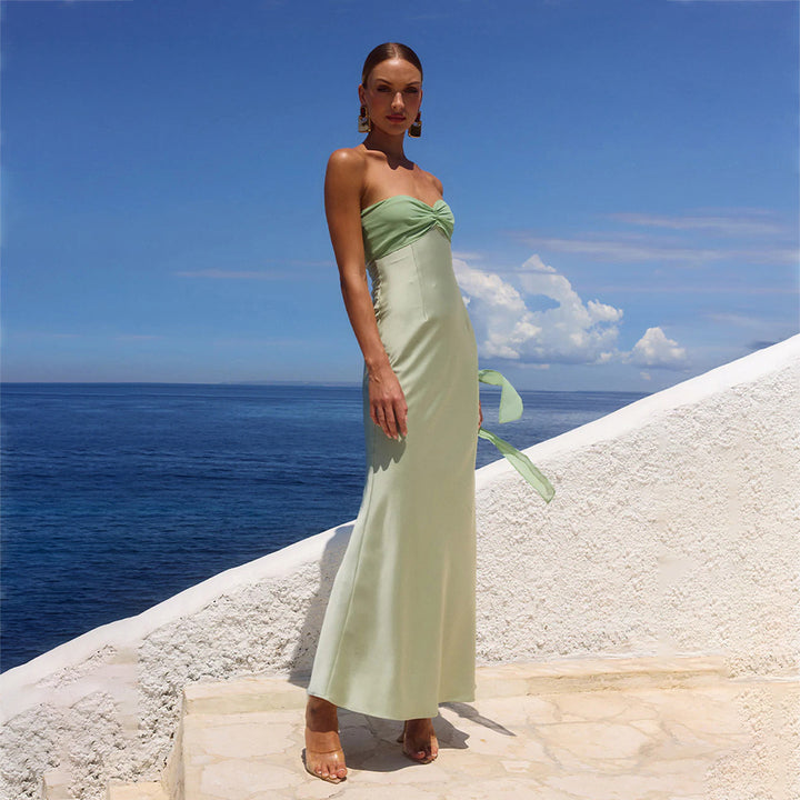 Women's elegant maxi dress with off-shoulder design Mune Fashion