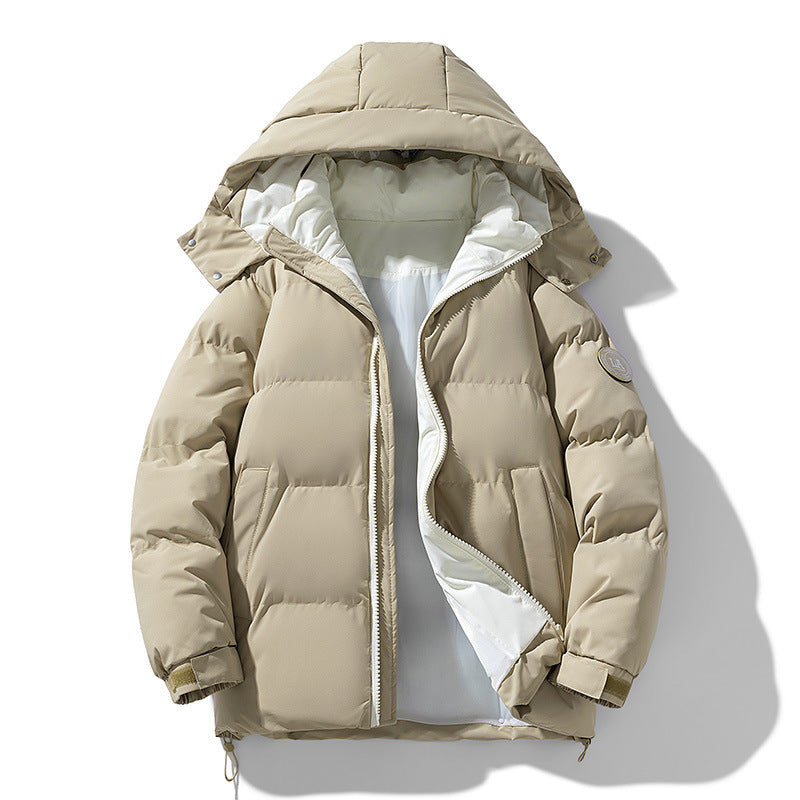 Men's Nano Urban Thermal Parka with three-dimensional quilted design, two-way zipper and adjustable hem Mune Fashion