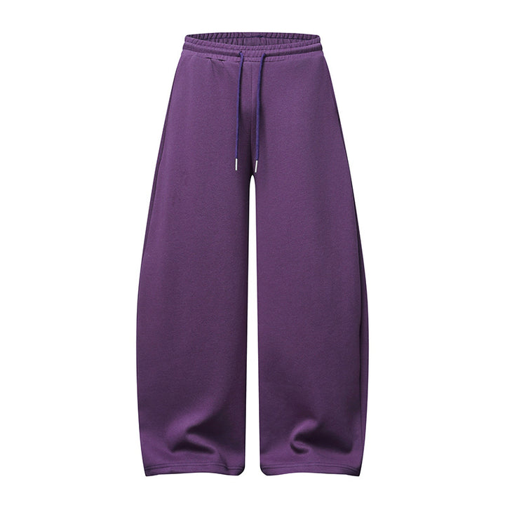 Women's palazzo sweatpants with high elastic waistband, drawstring and extra wide leg Mune Fashion