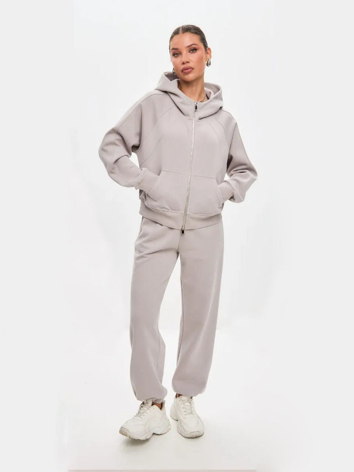 Women’s Sporty Fleece Jogging Set Mune Fashion