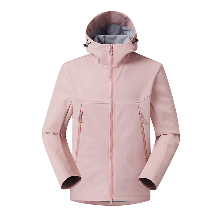 Men's Minimalistic Softshell Hoodie with breathable membrane, concealed zipper pockets, and ergonomic cut Mune Fashion