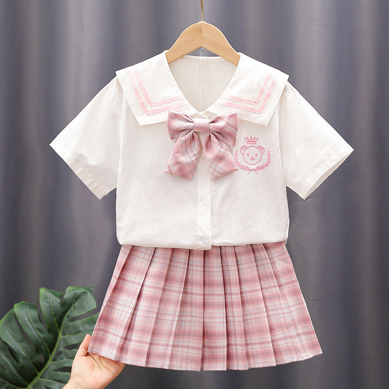Girls School Uniform Set Mune Fashion