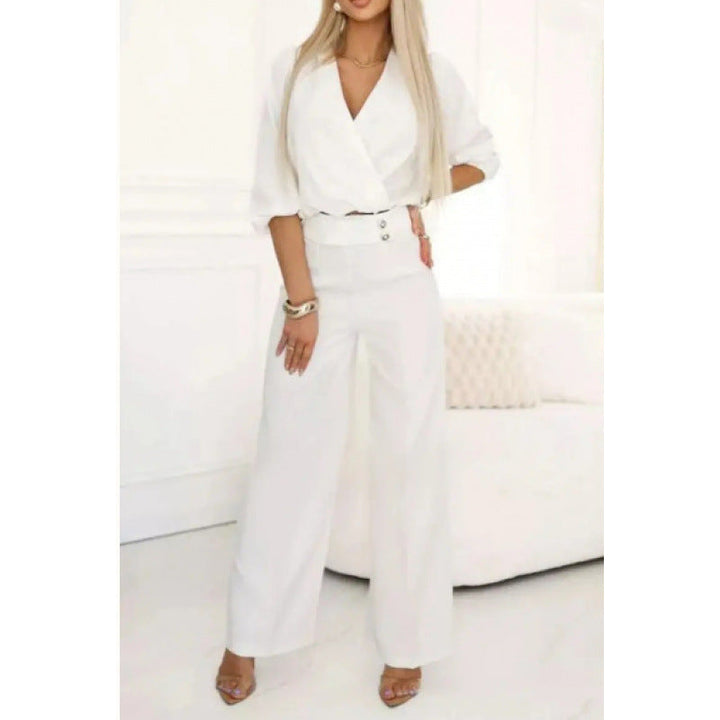 Women elegant jumpsuit with wide legs Mune Fashion