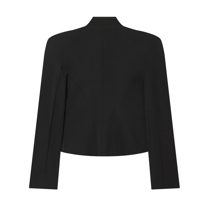 Ladies short jacket in marshal style with stand-up collar and decorative cordings Mune Fashion