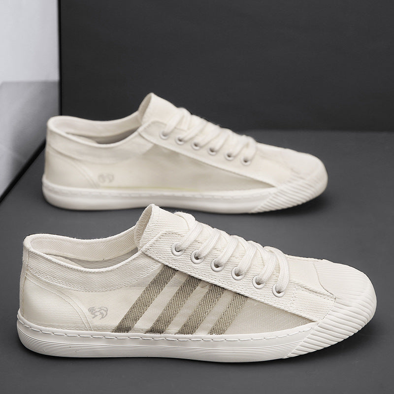 Men's breathable low-top sneakers with transparent mesh inserts Mune Fashion
