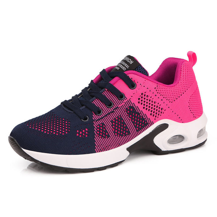 Women's breathable knit sneakers with air chamber midsole and padded entry Mune Fashion