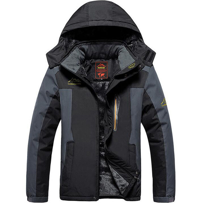 Men's Technical Outdoor Jacket with High-Performance Hood Design Mune Fashion