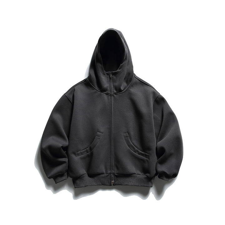 Unisex Oversize Zip-Hoodie with high collar and kangaroo pockets Mune Fashion