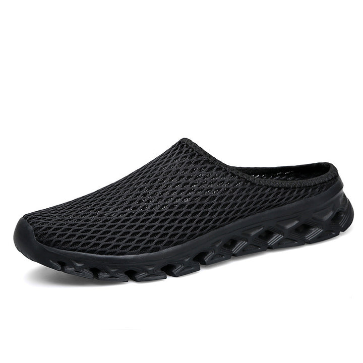 Unisex nan breathable mesh mule shoe with flexible honeycomb outsole and ergonomic footbed Mune Fashion