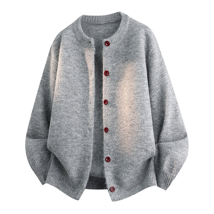 Women's Comfortable Cardigan with Button Placket Mune Fashion