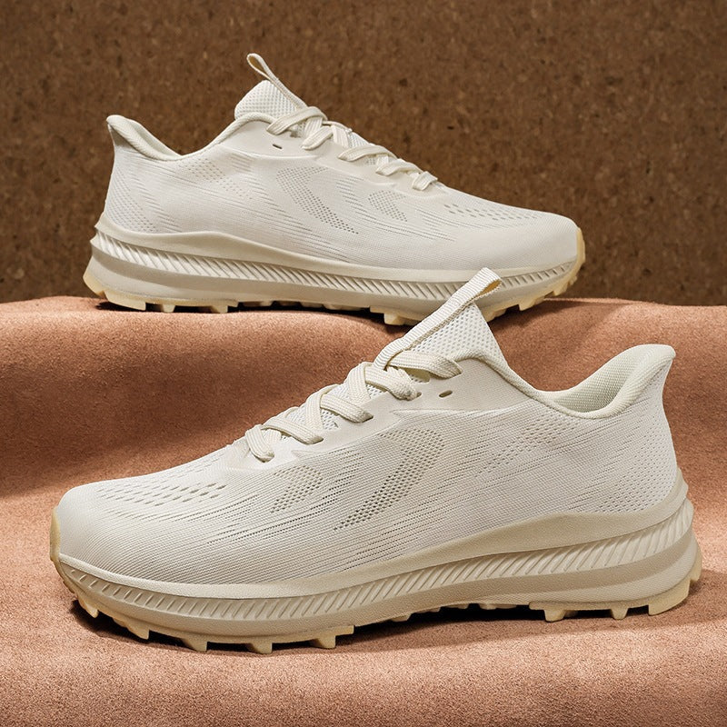 Unisex nan lightweight knit trekking sneakers with pronounced profile sole and reactive cushioning Mune Fashion