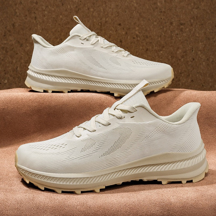 Unisex nan lightweight knit trekking sneakers with pronounced profile sole and reactive cushioning Mune Fashion