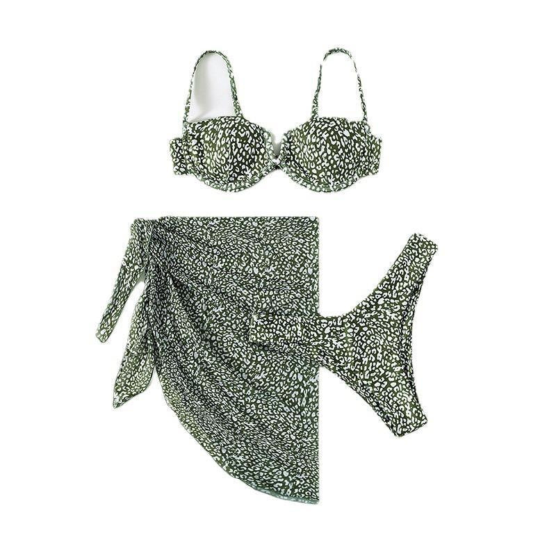 Women's Push-Up Bikini with Elegant Leopard Print Mune Fashion