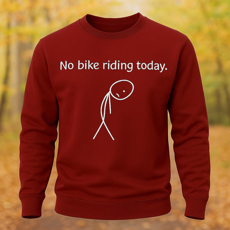 Men's Comfortable Sweatshirt with Motivational Print Mune Fashion