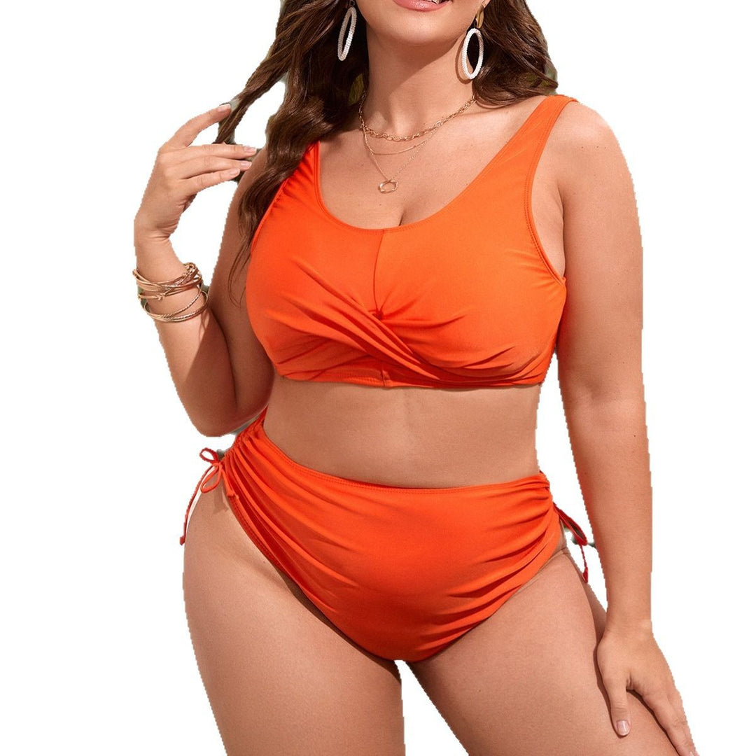 Ladies Bikini Set with stylish knot design and high waist cut Mune Fashion