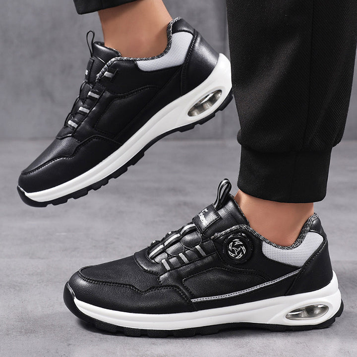 Men's sporty casual sneakers with air capsule heel cushioning, infinite click closure, and viscoelastic insole Mune Fashion