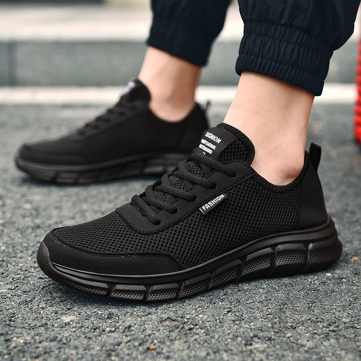 Unisex nan lightweight leisure sneakers with seamless mesh upper and viscoelastic midsole Mune Fashion
