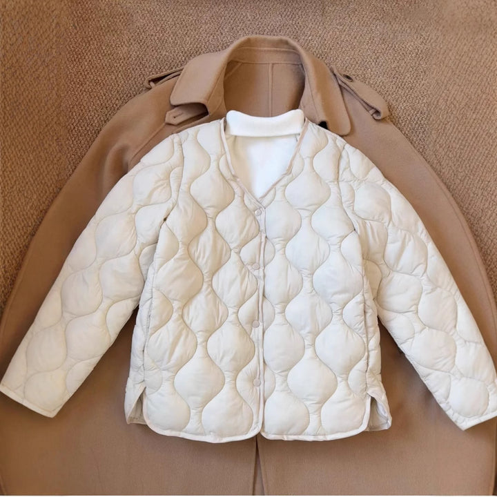 Women Elegant, padded quilted jacket Mune Fashion