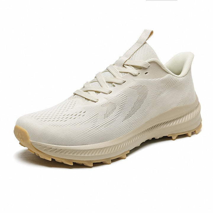 Unisex nan lightweight knit trekking sneakers with pronounced profile sole and reactive cushioning Mune Fashion