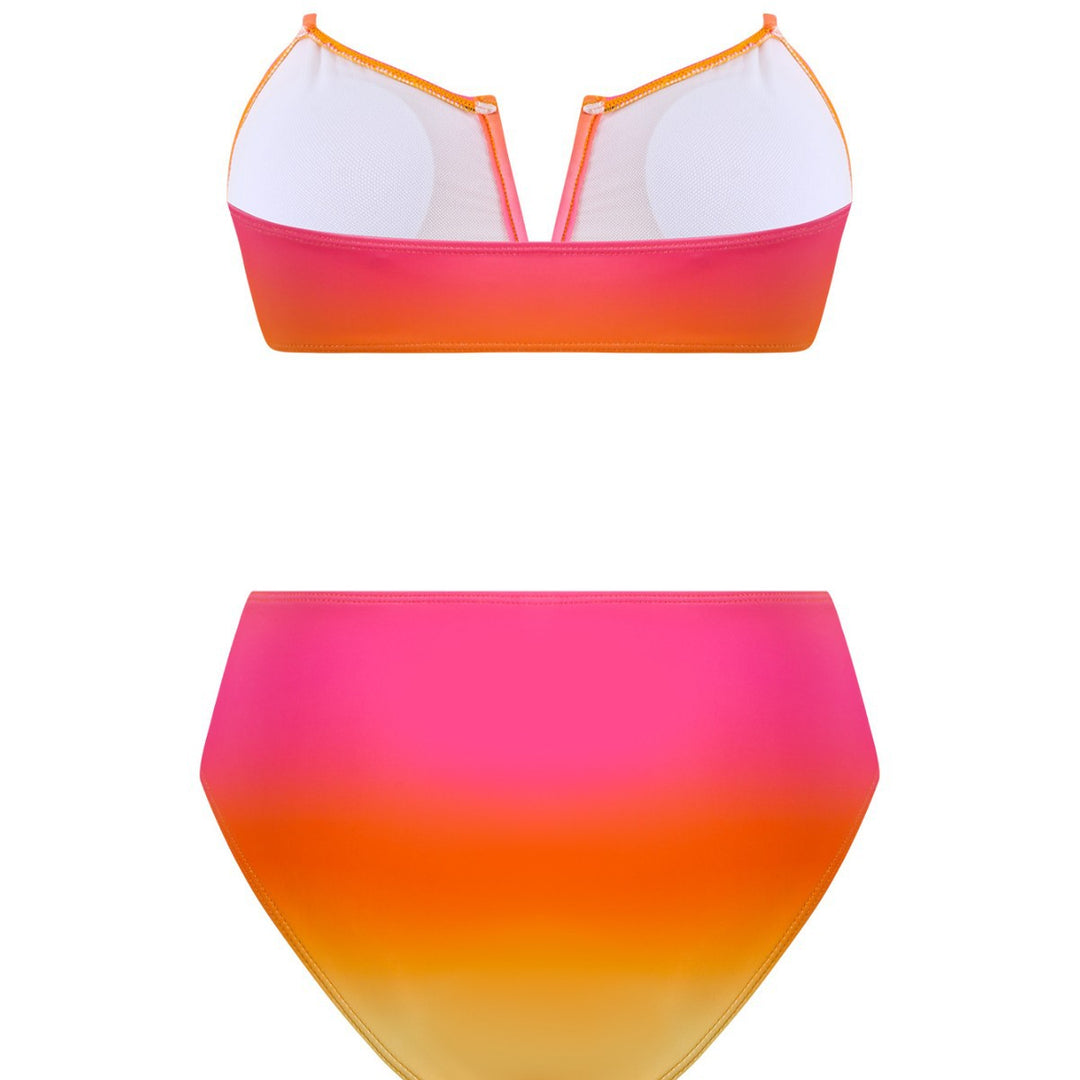 Ladies bandeau bikini with long wrap skirt Mune Fashion