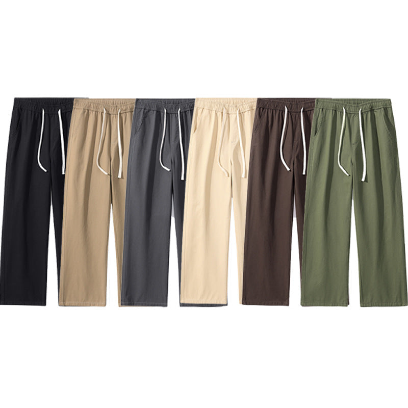 Men's loose comfort-fit cotton blend joggers with drawstring Mune Fashion