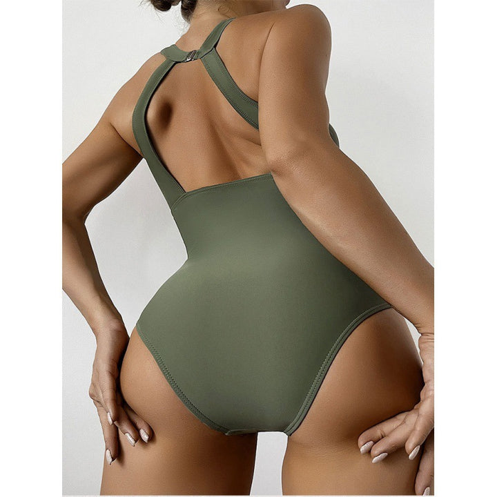 Women's Sporty Bathing Suit with Transparent Inserts Mune Fashion