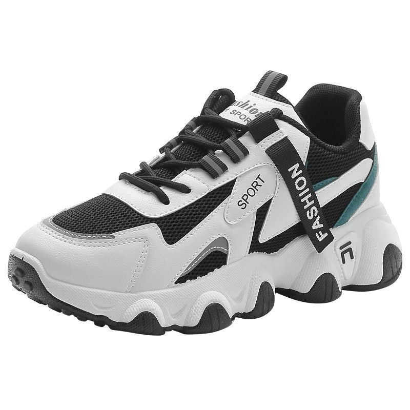Women's Sporty Sneakers with Breathable Mesh Upper and Cushioned Outsole Mune Fashion