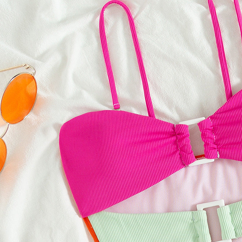 Women Stylish Cut-Out Bikini with Adjustable Top Mune Fashion