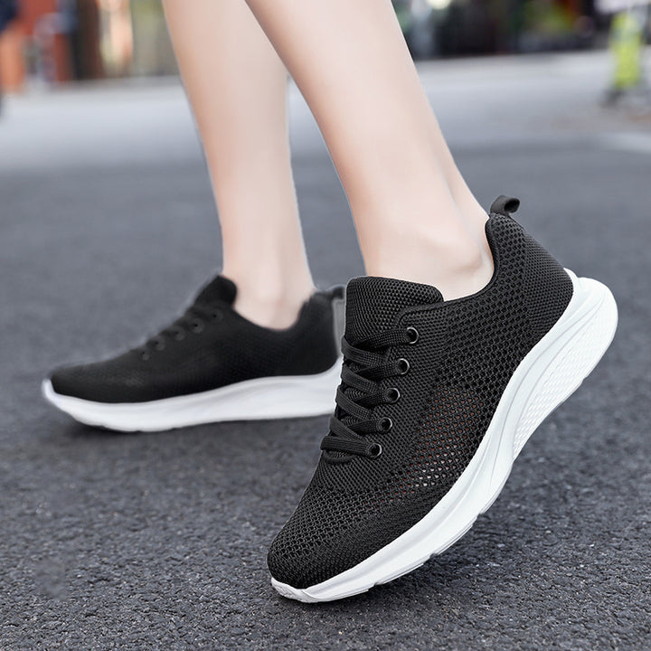 Women’s light knit everyday sneaker with seamless mesh upper material and cushioned comfort insole Mune Fashion