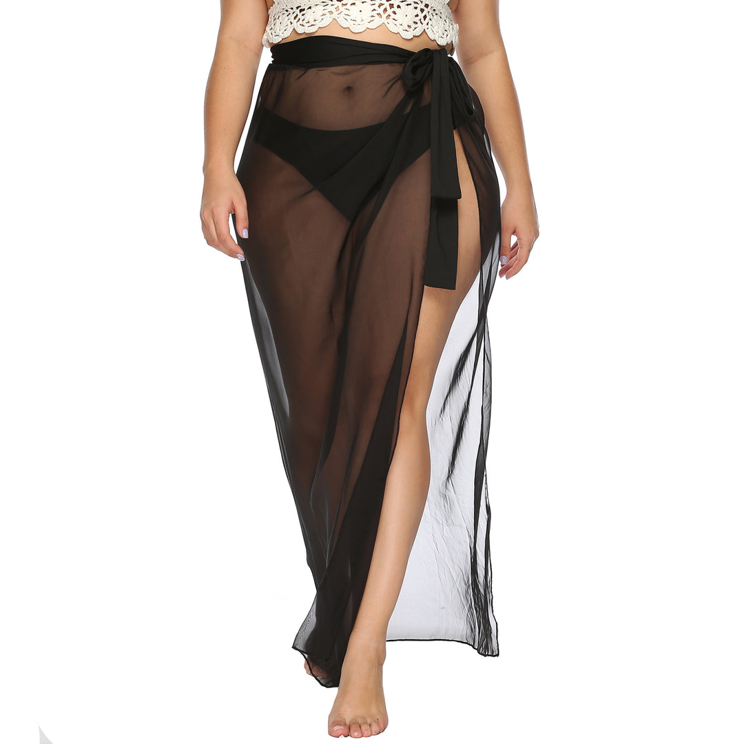 Ladies elegant beach wrap with side knot Mune Fashion